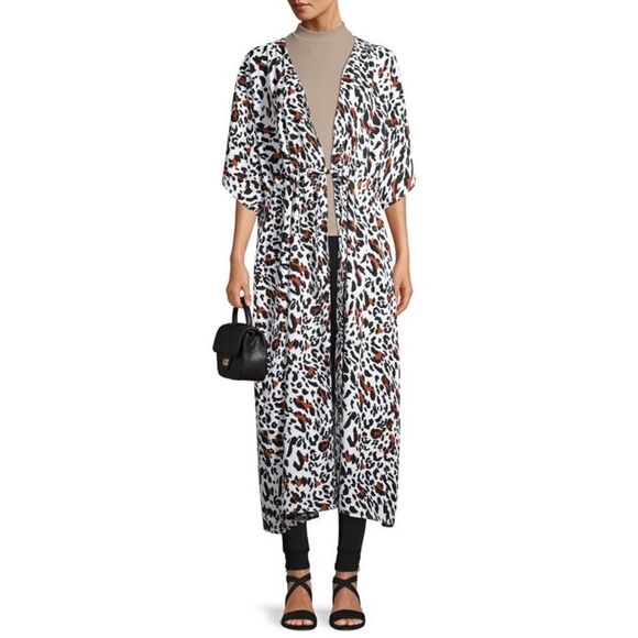 ✨ TIME AND TRU ANIMAL PRINT KIMONO ✨ - Picture 10 of 16